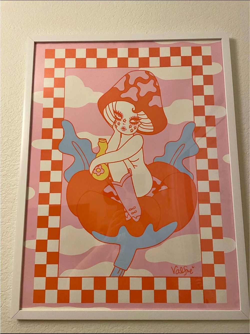 Poppy girl print